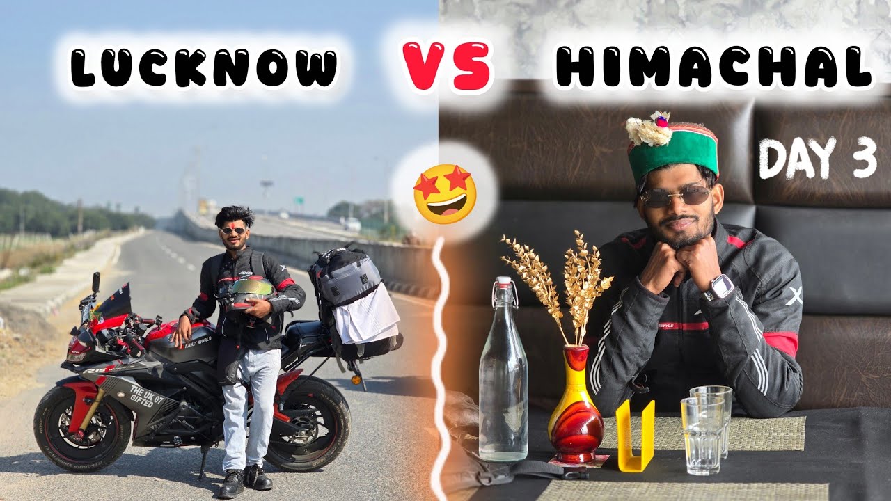 Chandigarh Me Bike Delivered Ho Gyi Train Se |  Lucknow to himachal ride |