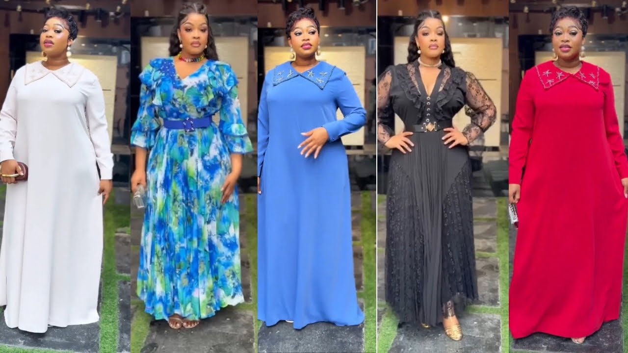 Floor-Length Dresses For Plus Size Mother of The Bride | Elegant 2026 Long Dresses 👗 |#fashion #usa 