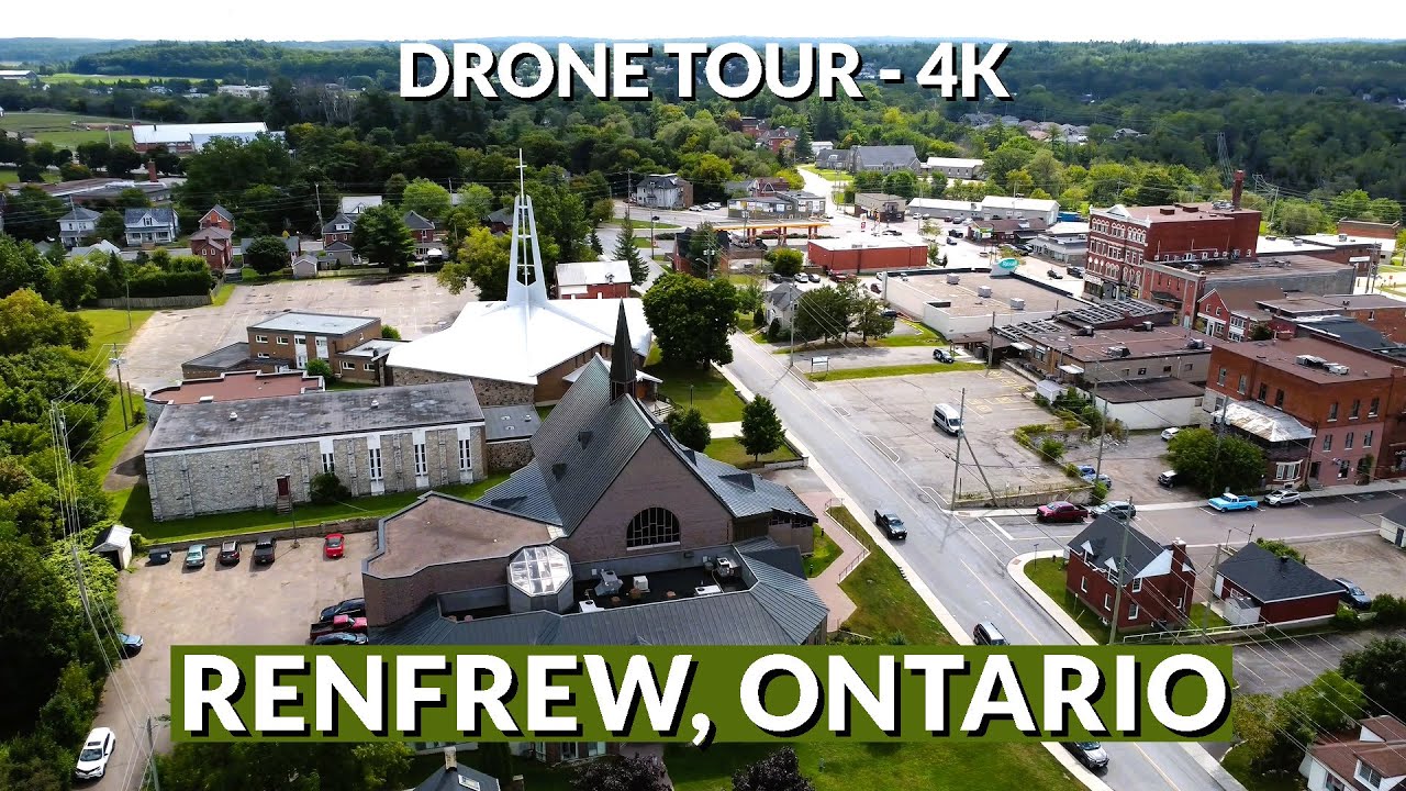 Drone Video 4K: Renfrew, Ontario