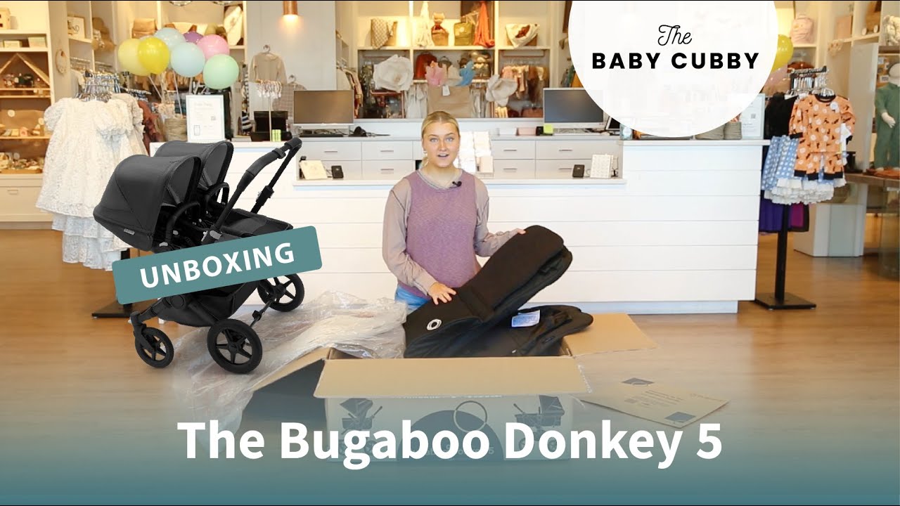 Распаковка коляски Bugaboo Donkey 5 для двойни | Как собрать Bugaboo Donkey 5