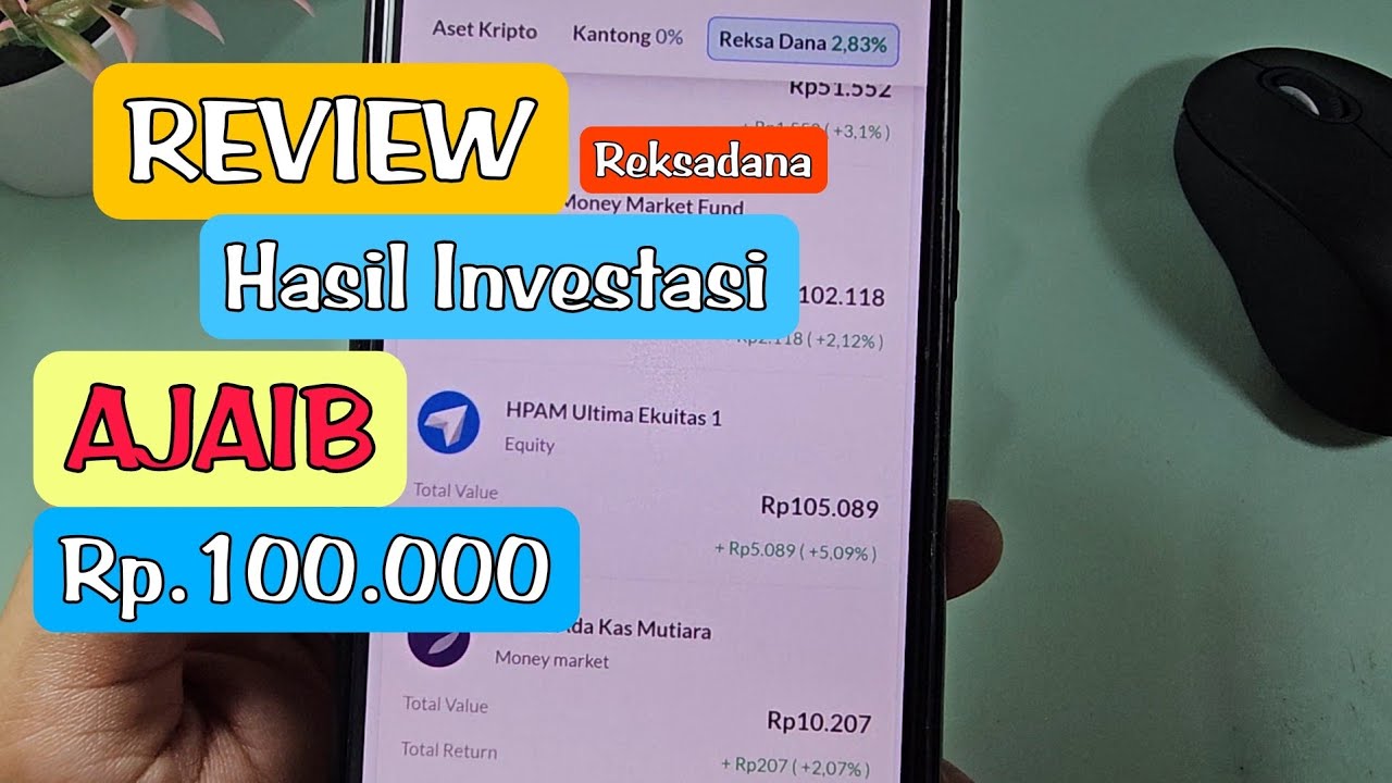 HASIL INVESTASI REKSADANA AJAIB 100.000 SELAMA 4 BULAN REKSADANA SAHAM || REVIEW JUJUR!