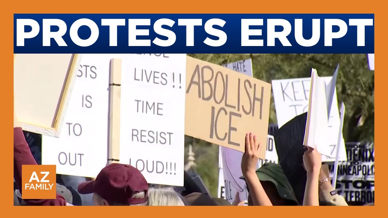 Thousands of Phoenix-area students walk out to protest ICE