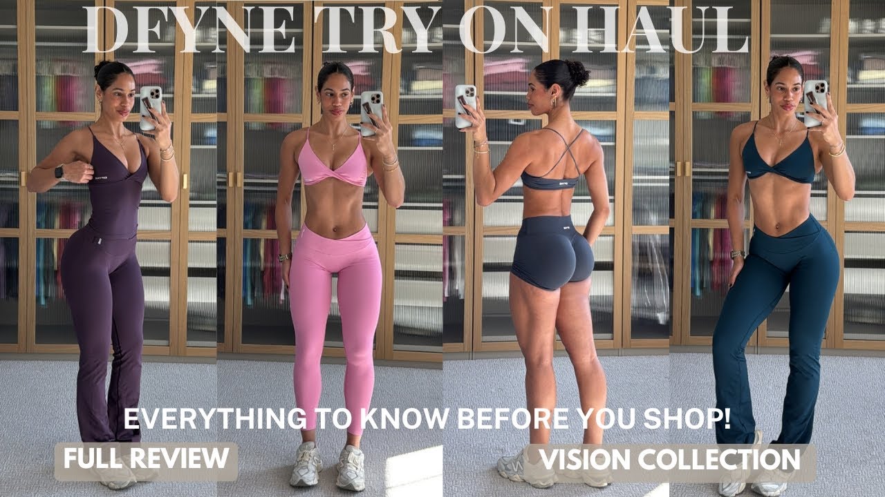 ОБЗОР DFYNE: Новая коллекция Vision!! Расклешенные леггинсы?! Новые стили и новые цвета!!