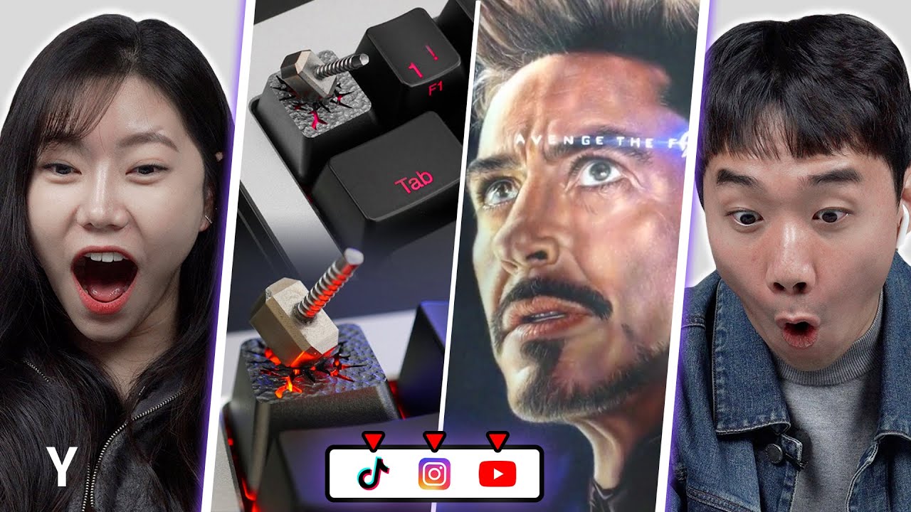 корейцы реагируют на «произведения искусства Marvel» (TikTok, Reels, Shorts) | Y
