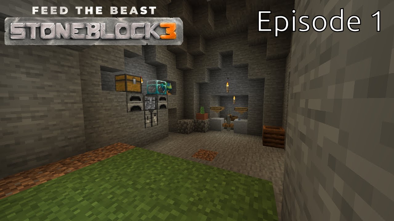 Stoneblock 3 Let's Play: Episode 1 | Starting from Stone!