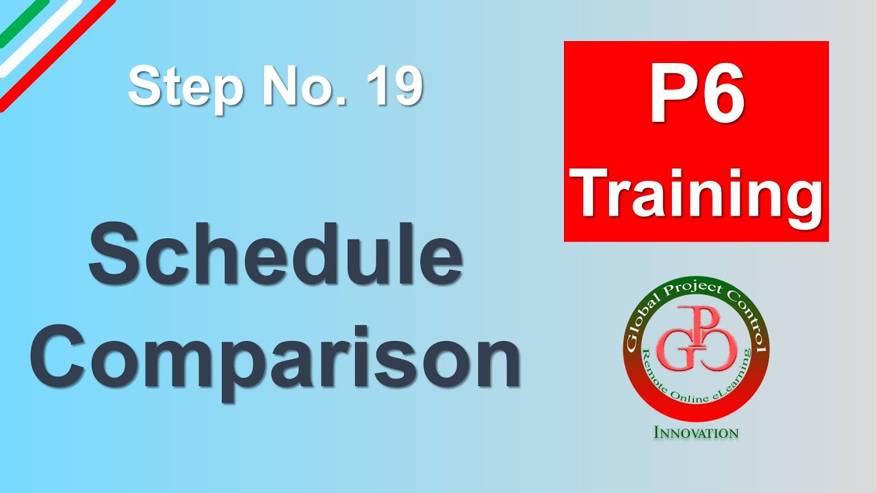 🔴 How the Schedule Comparison Tool Works in Primavera P6