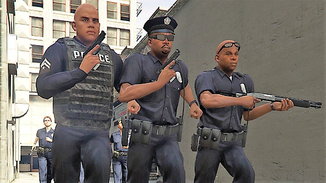 LSPD vs Vagos | GTA 5 NPC Wars 68