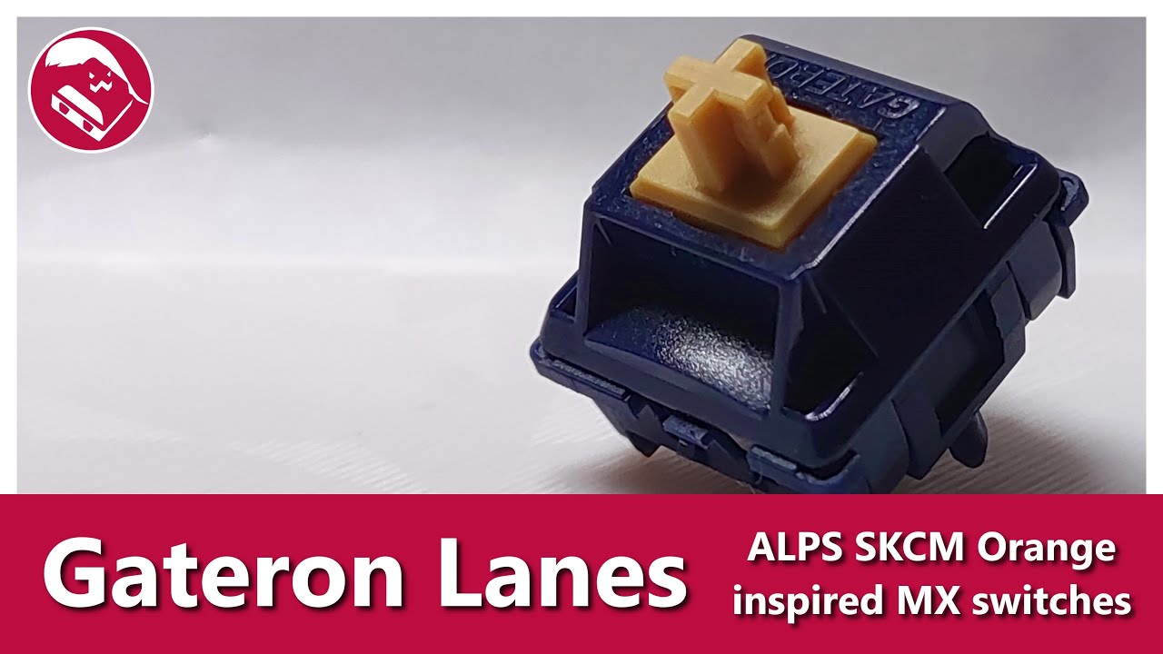 ALPS SKCM feel but on MX? | Gateron Lanes switch sound test and review
