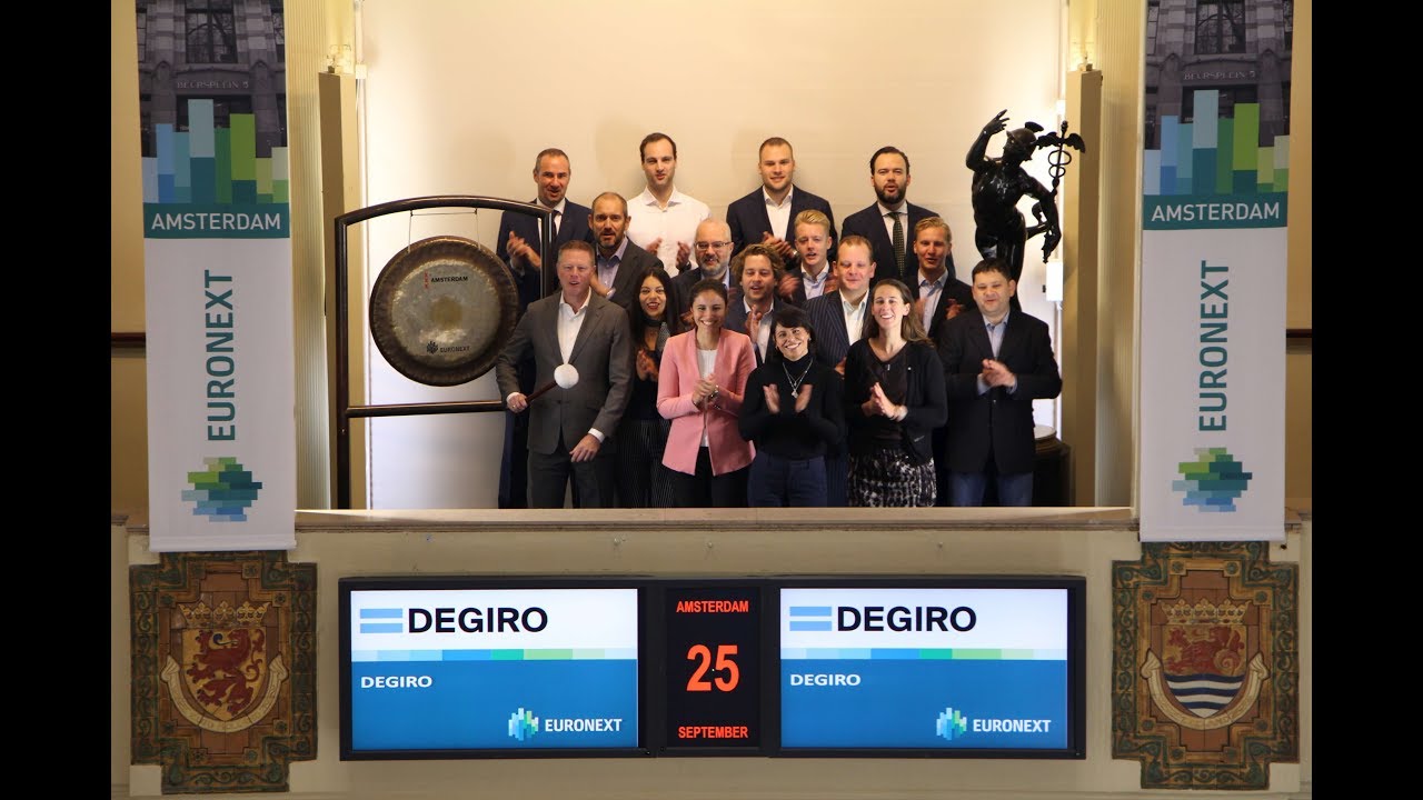 DeGiro luidt gong voor 5-jarig bestaan