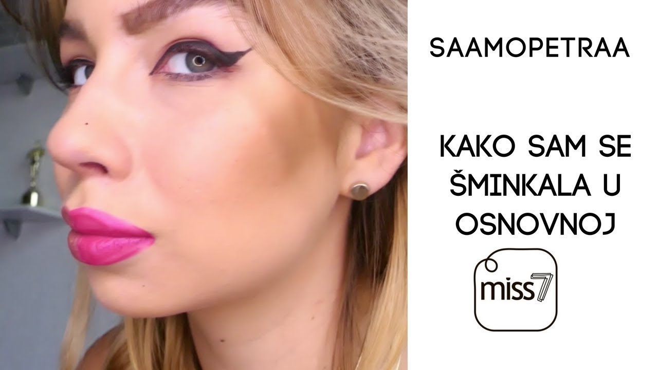 KAKO SAM SE ŠMINKALA U OSNOVNOJ ŠKOLI!| SaamoPetraa