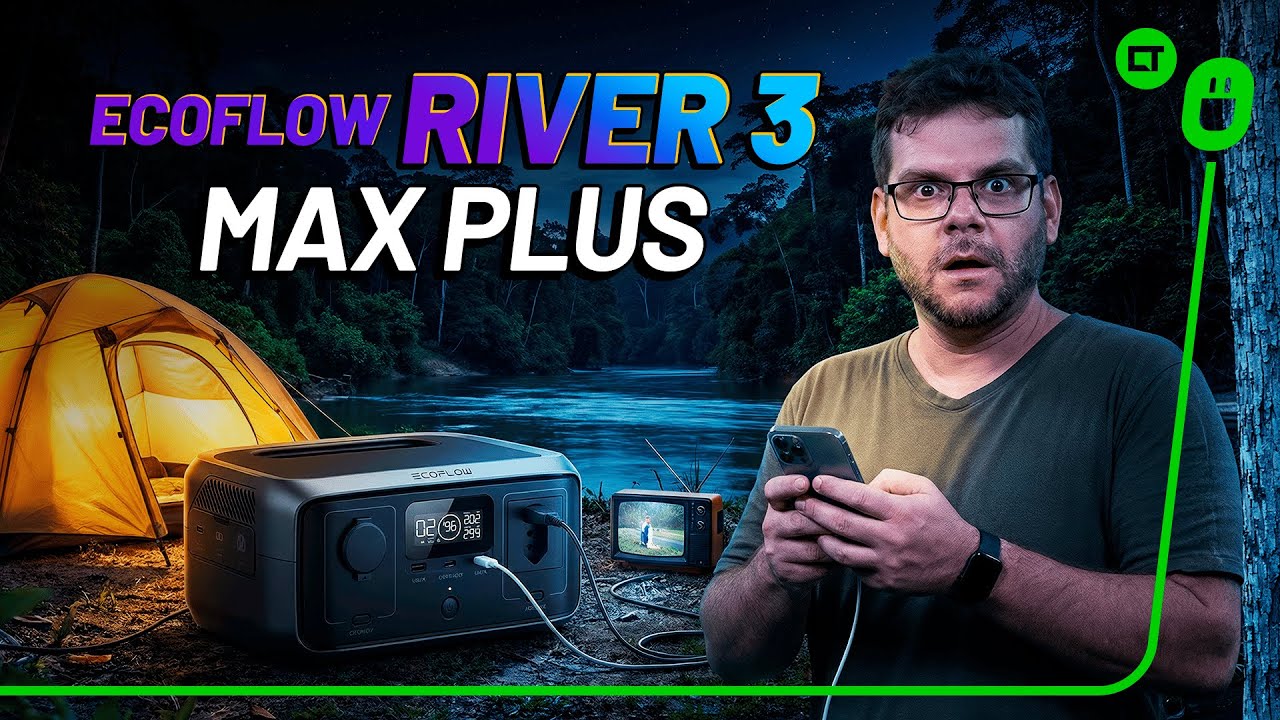 Sem energia? sem problemas! a EcoFlow River 3 Max Plus te mantem salvo!
