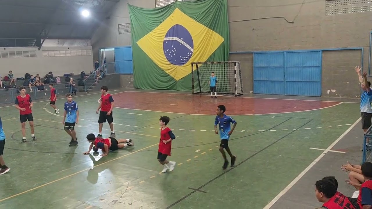 jogo da liga Jandaia de handebol masculino infantil x são Sebastião do paraíso