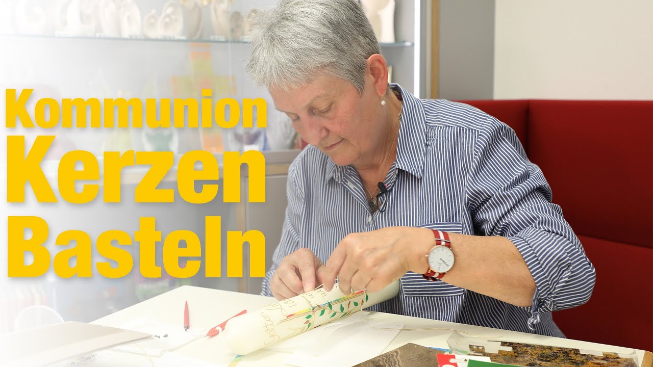 Kommunionkerzen handgemacht