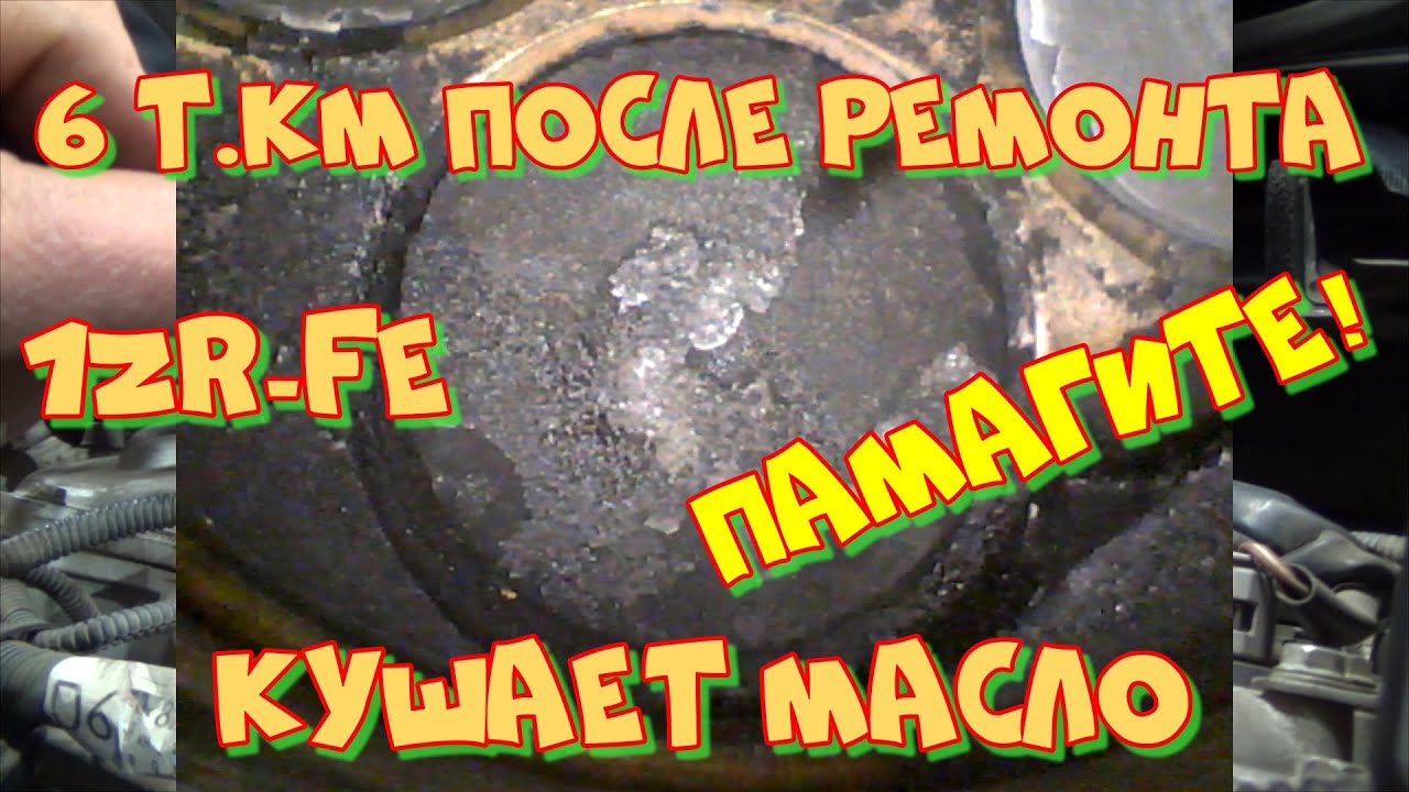 Королла 150 после капиталки жрёт масло! Срочно! Нужна помощь зала!