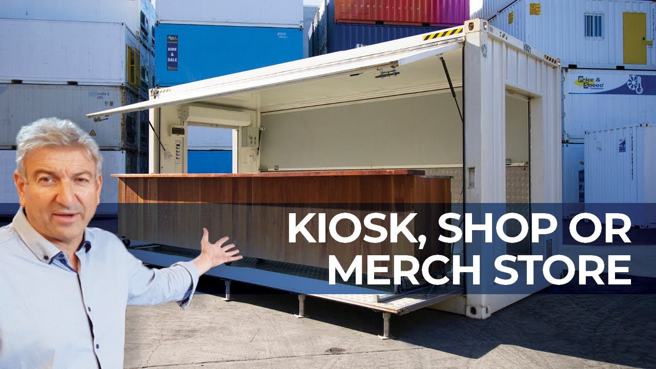 Container Cafe, Bar or Kiosk with Kev