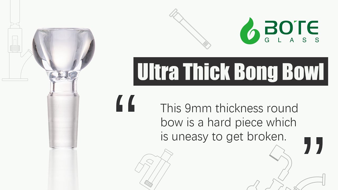 14mm Male Joint Ultra Thick Bong Bowl BT5121