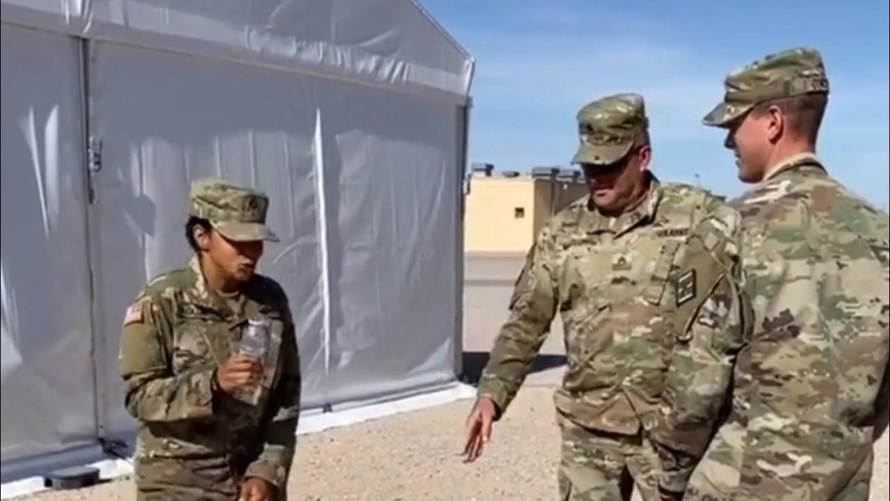 Army compilation clips from Tiktok