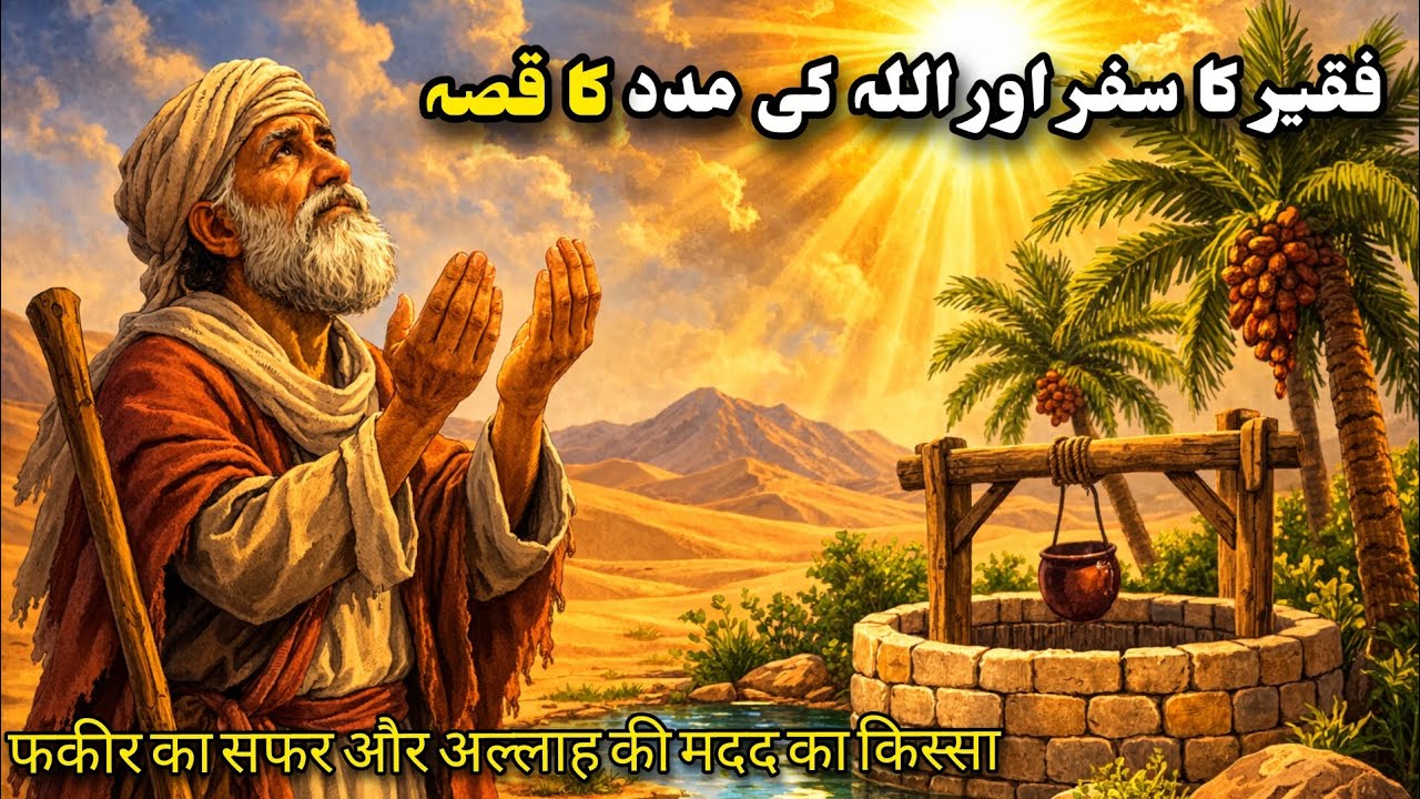 Faqeer Ka Safar Aur Allah Ki Madad Ka Qissa | Islamic Moral Story #IslamicStories #HindiKahani