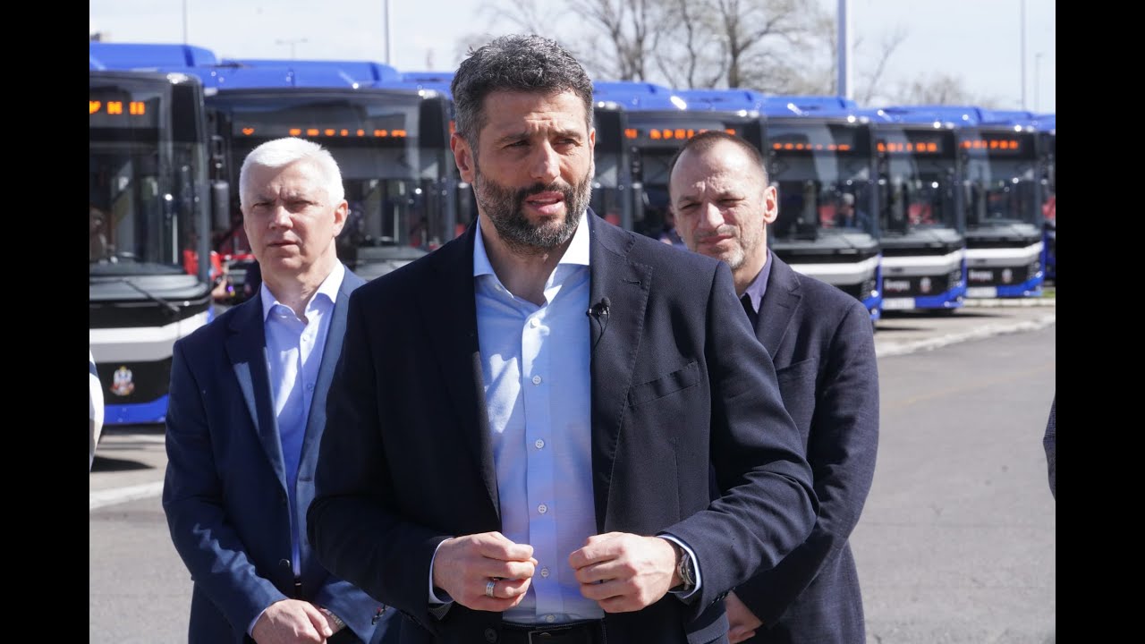 Šapić: Na ulicama Beograda još 100 novih plavih autobusa - 13.3.2025.