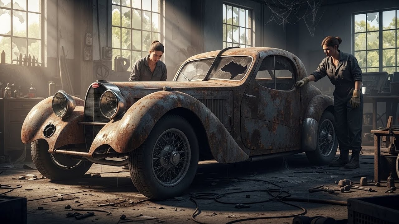 ASMR Restauraci&oacute;n Completa del Bugatti Type 59 de 1934 | De Abandonado a Obra Maestra