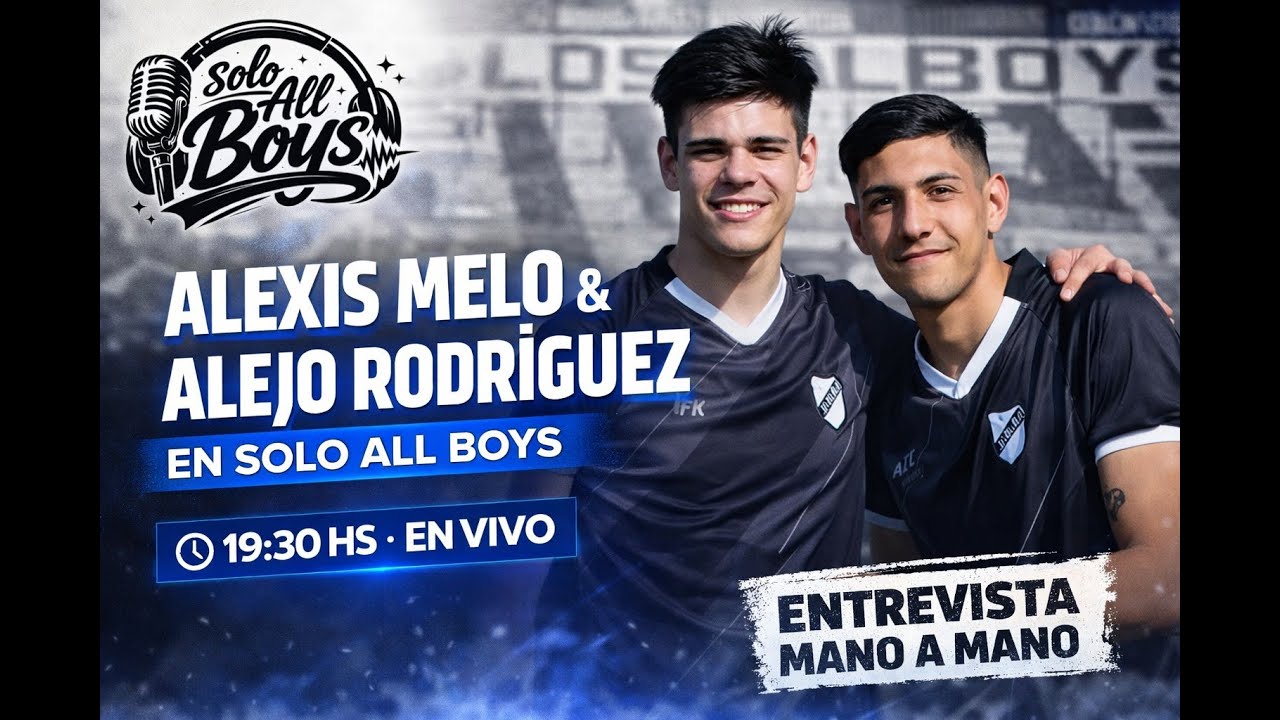 ALEXIS MELO Y ALEJO RODRÍGUEZ EN SOLO ALL BOYS | ENTREVISTA EXCLUSIVA