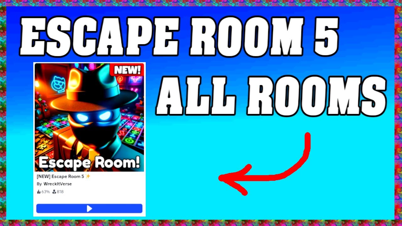 ALL ROOMS in Roblox ESCAPE ROOM 5 🌟