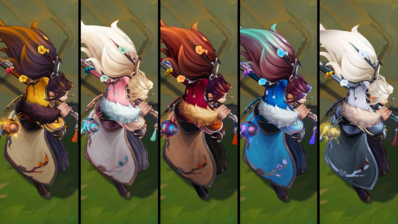 All Petals of Spring Yasuo Chromas (League of Legends)
