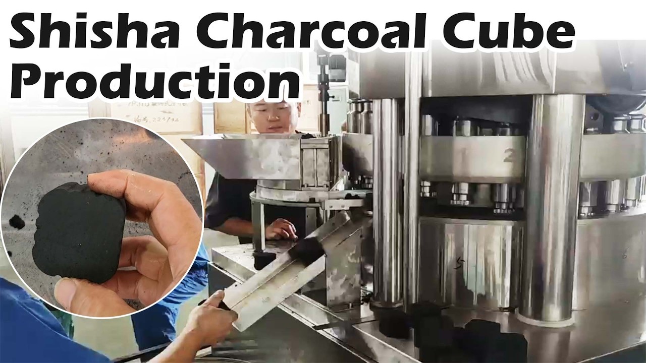High-Pressure Rotary Press for Square Hookah Charcoal Cubes