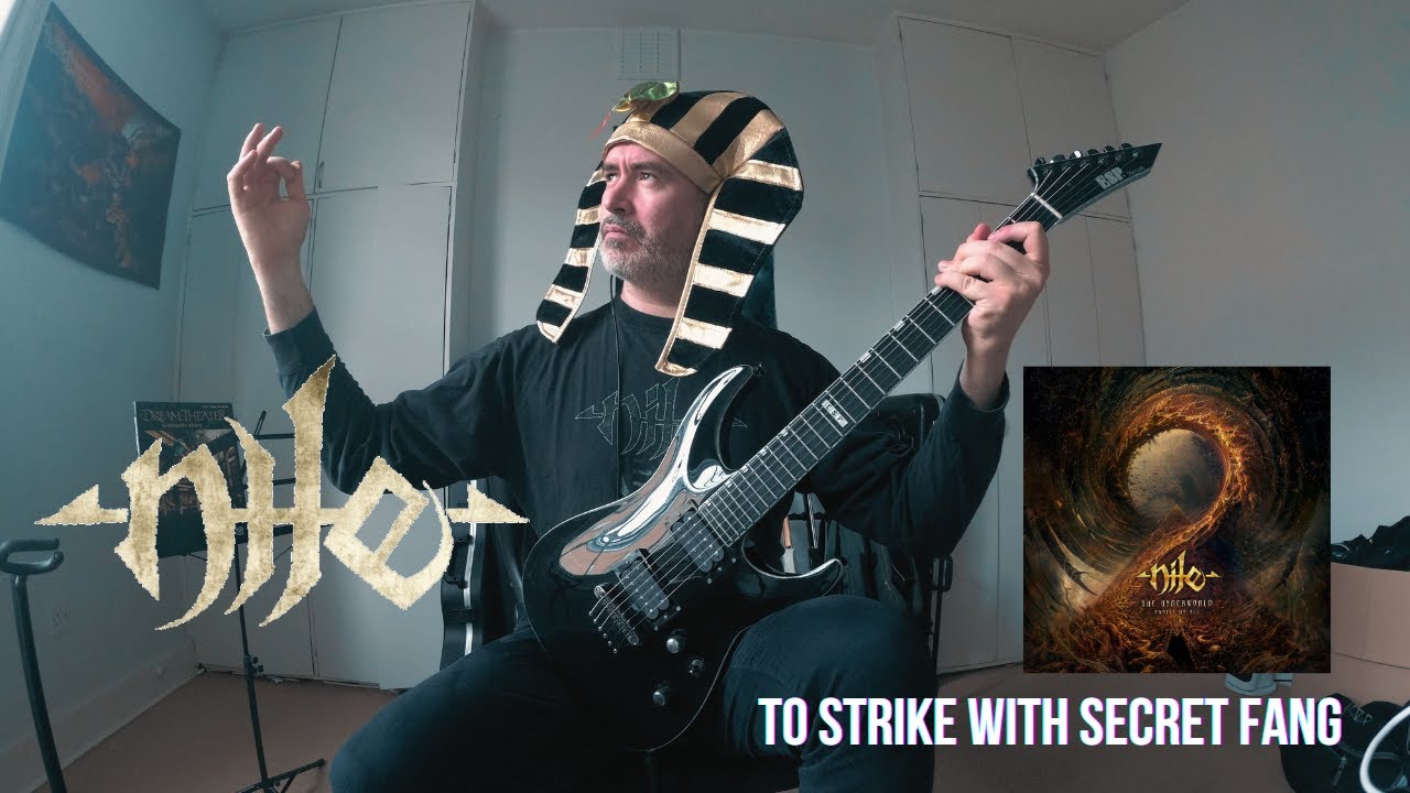 Nile - To Strike With Secret Fang (guitar cover WITH SOLOS)