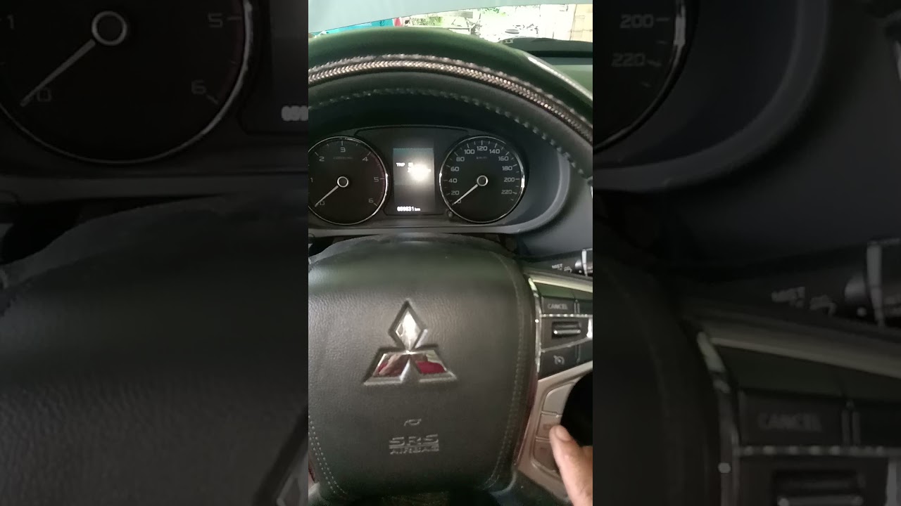 Routine maintenance required manual reset for Mitsubishi Montero sport Mivec 2020model(toto Mel TV.)