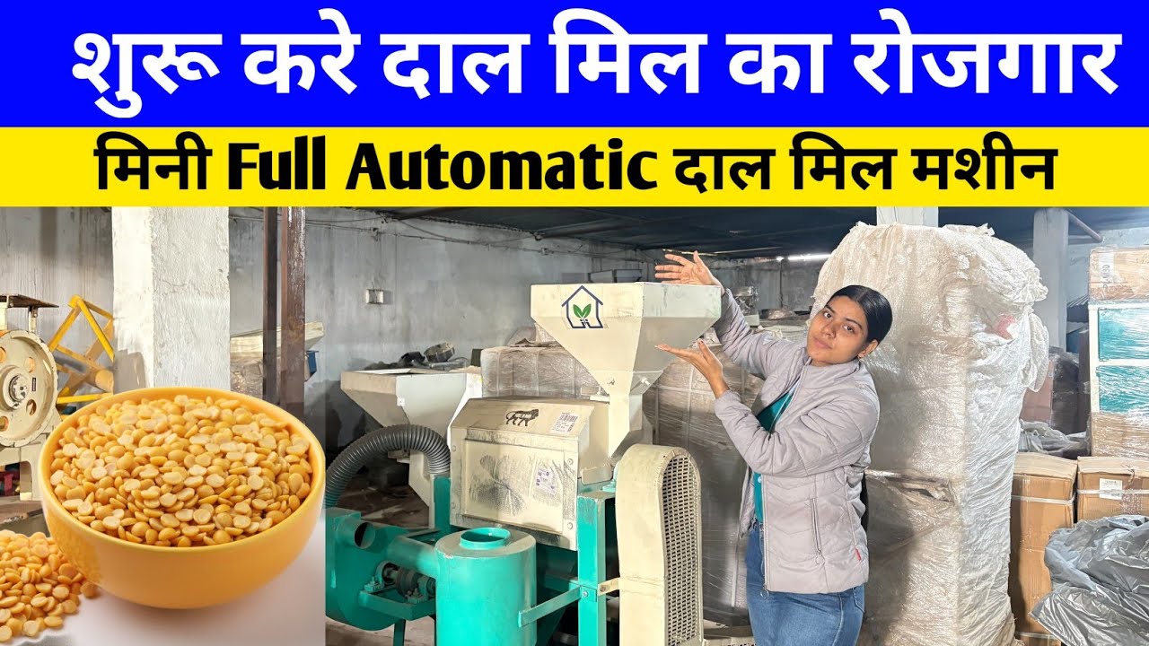 New Dal Mill Machine 2026 | Wholesale Mini Dal Mill Machine | Dal Mill Price | New business idea 