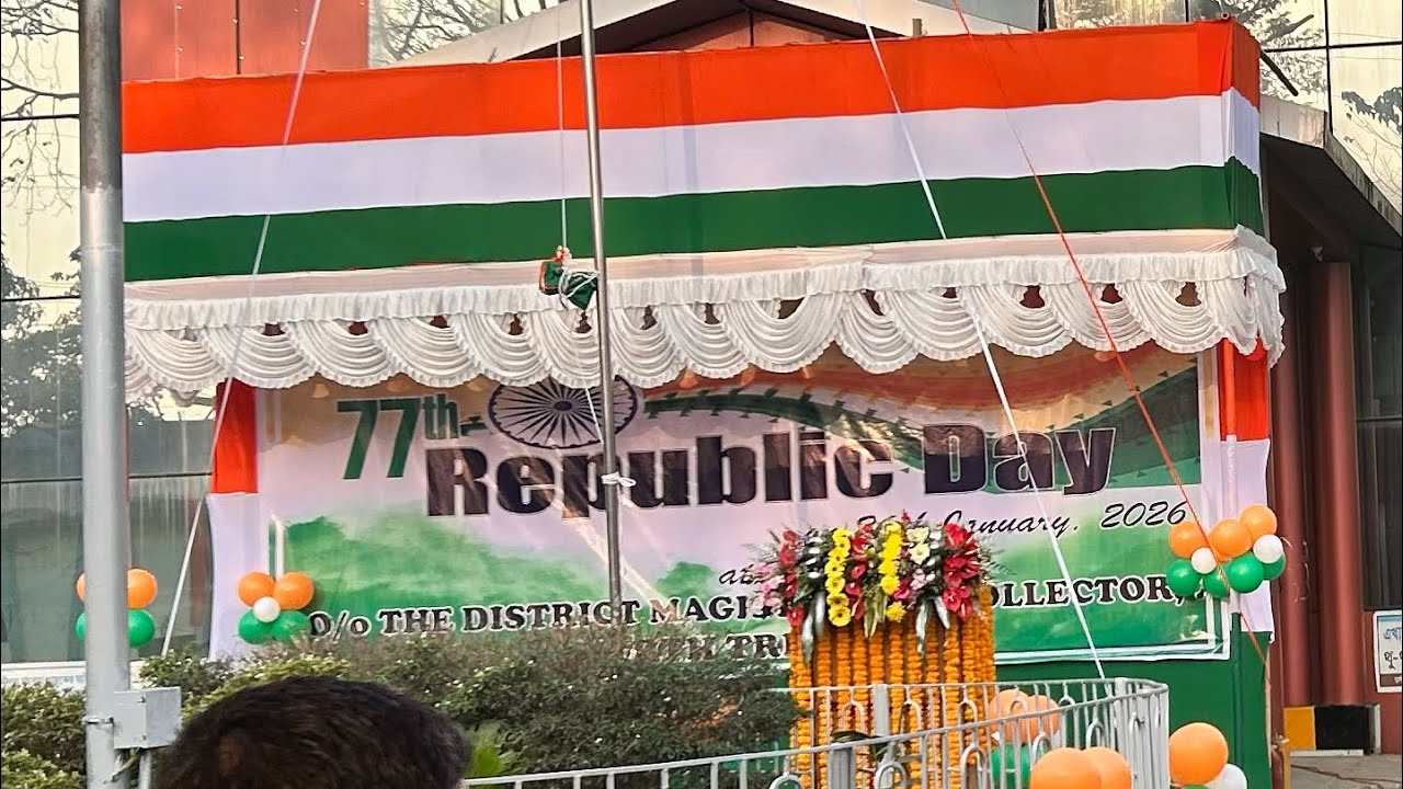Proud moments from the Republic Day celebration at the DM Office