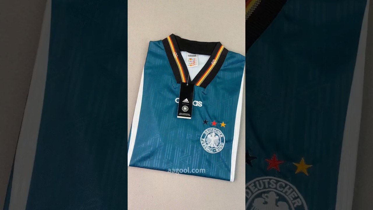 aagool.com Germany1996 national retro soccer jersey classic football shirt #football #soccer #jersey