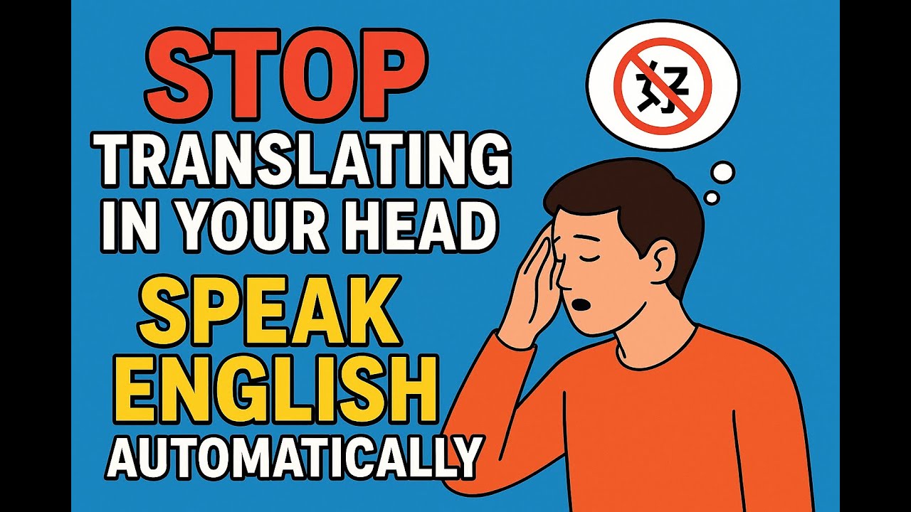 Stop Translating in Your Head! Speak English Automatically