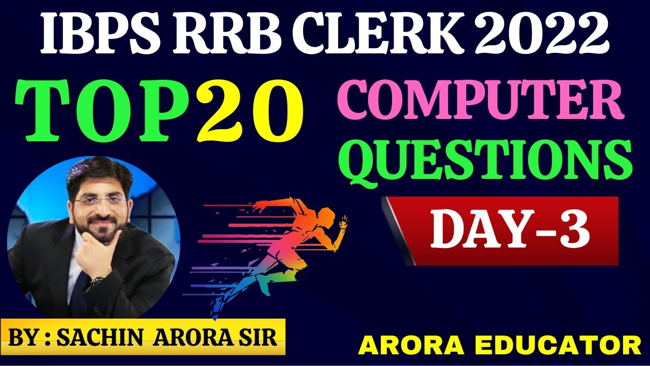 IBPS RRB Clerk Computer Awareness 2022 | IBPS RRB Clerk Computer Questions Day-3 | IBPS RRB Computer