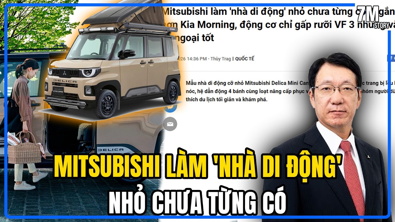 MITSUBISHI LÀM 'NHÀ DI ĐỘNG' NHỎ CHƯA TỪNG CÓ