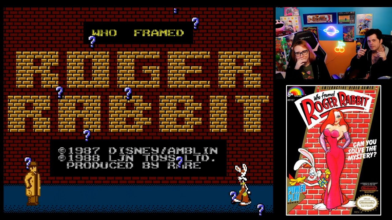 Mike Matei shows Erin Plays Roger Rabbit on NES!