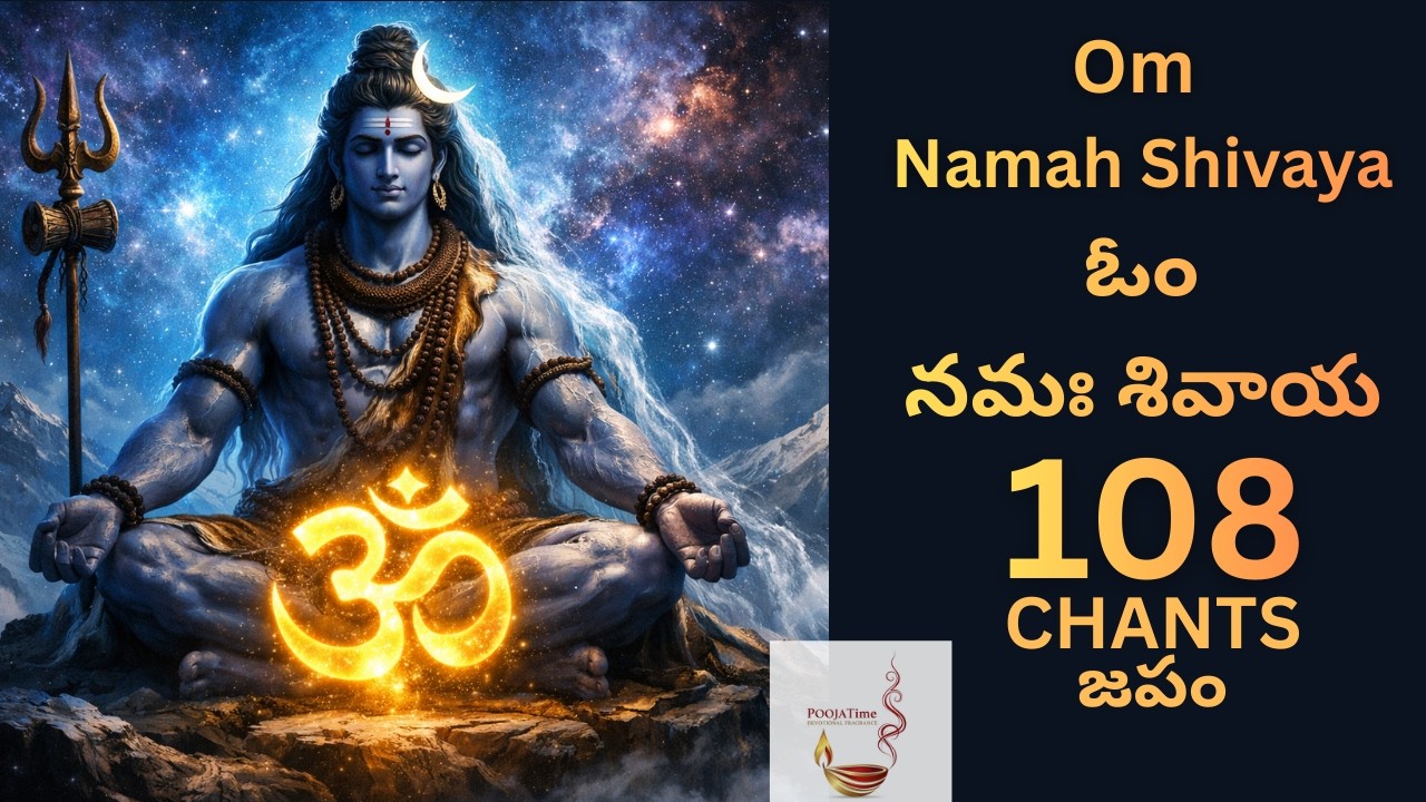 Om Namah Shivaya 108 Times Chanting | ఓం నమః శివాయ జపం 108 సార్లు | Shiva Jaap Mantra |#shivamantra