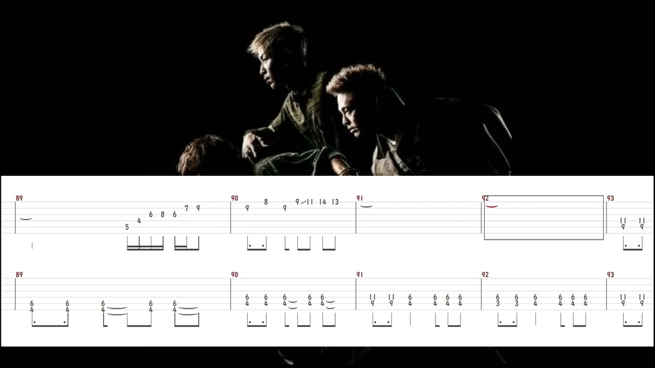 【TAB】 I Wanna Be / SPYAIR ギタータブ譜
