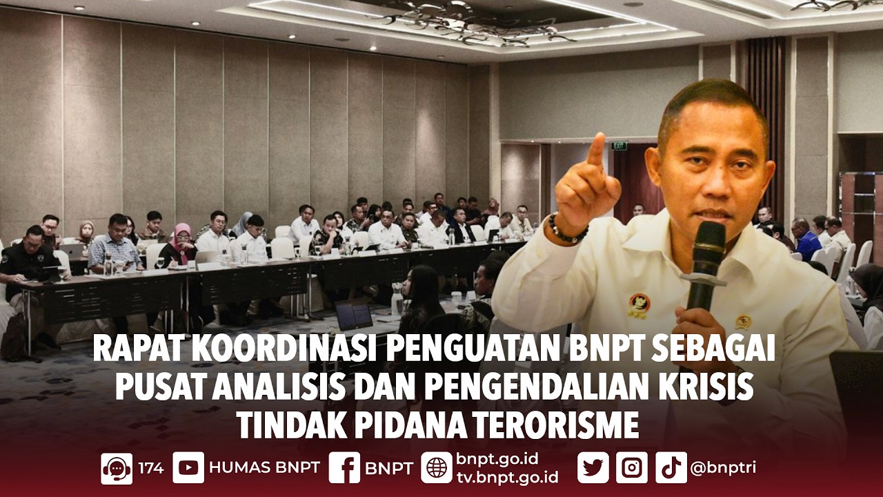 [BERITA] BNPT Tingkatkan Peran Pusdalsis untuk Dukung Strategi Presiden Lawan Terorisme