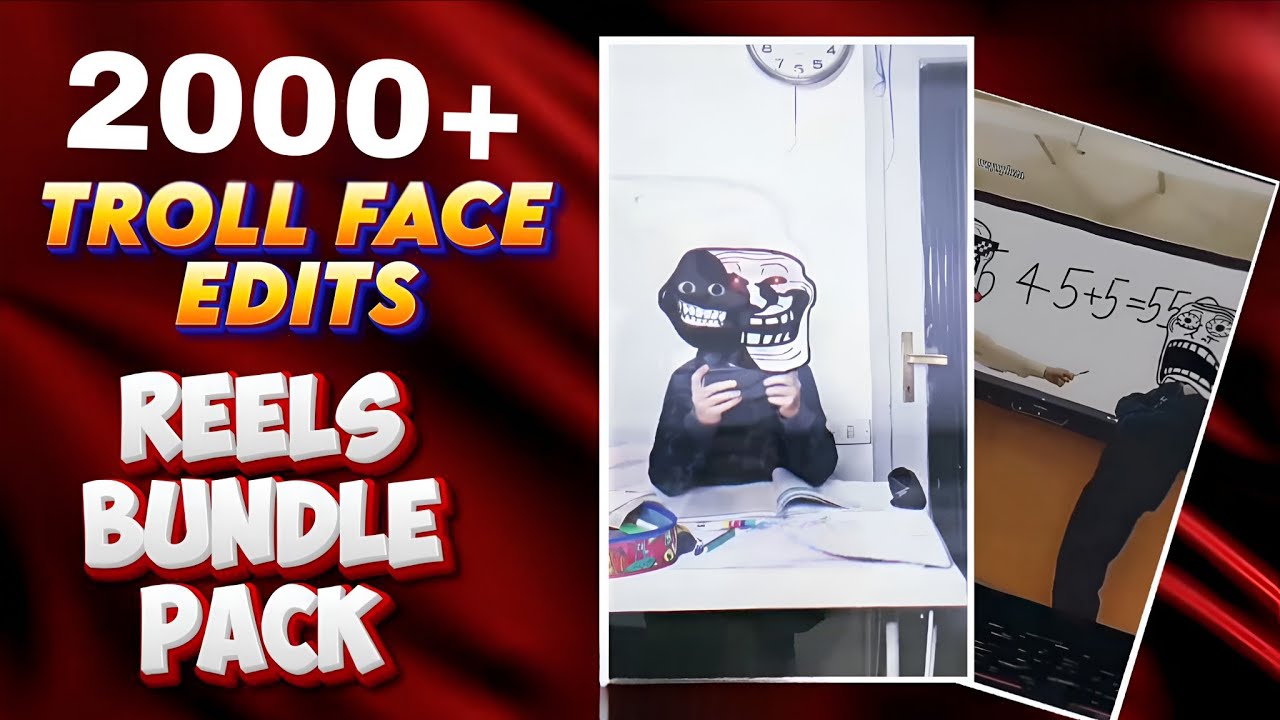 2000+ Troll Face Reels Bundle For Free download 🔥 - Sigma Reels Bundle For Free download 💯 