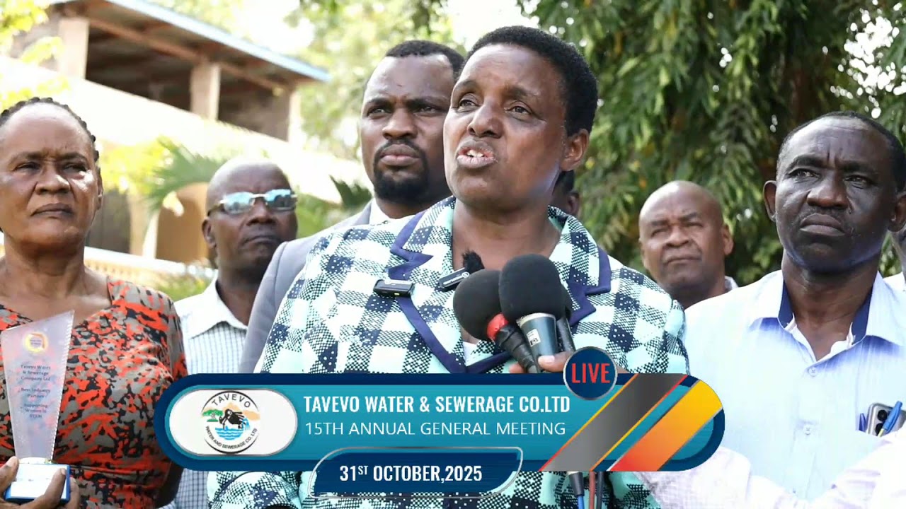 TAVEVO WATER &  SEWERAGE CO. LTD 15Th ANNUAL GENERAL MEETING