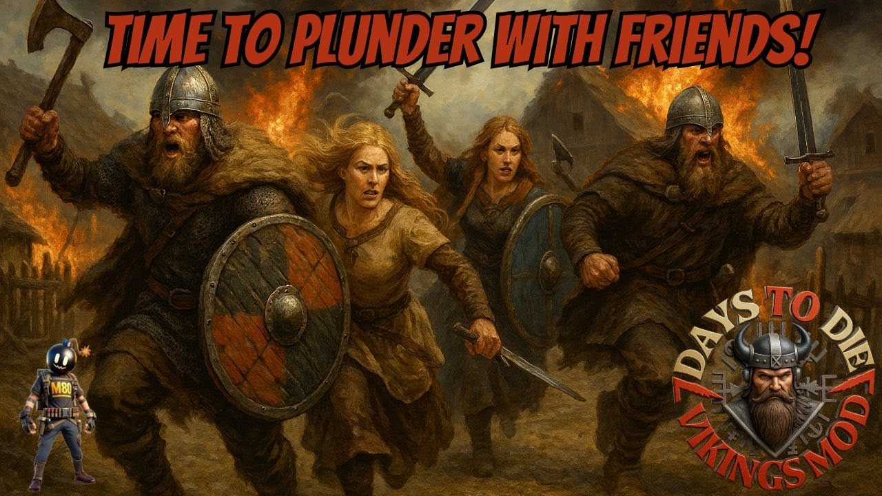 TIME FOR MULTIPLAYER IN THE VIKING MOD |7 DAYS TO DIE