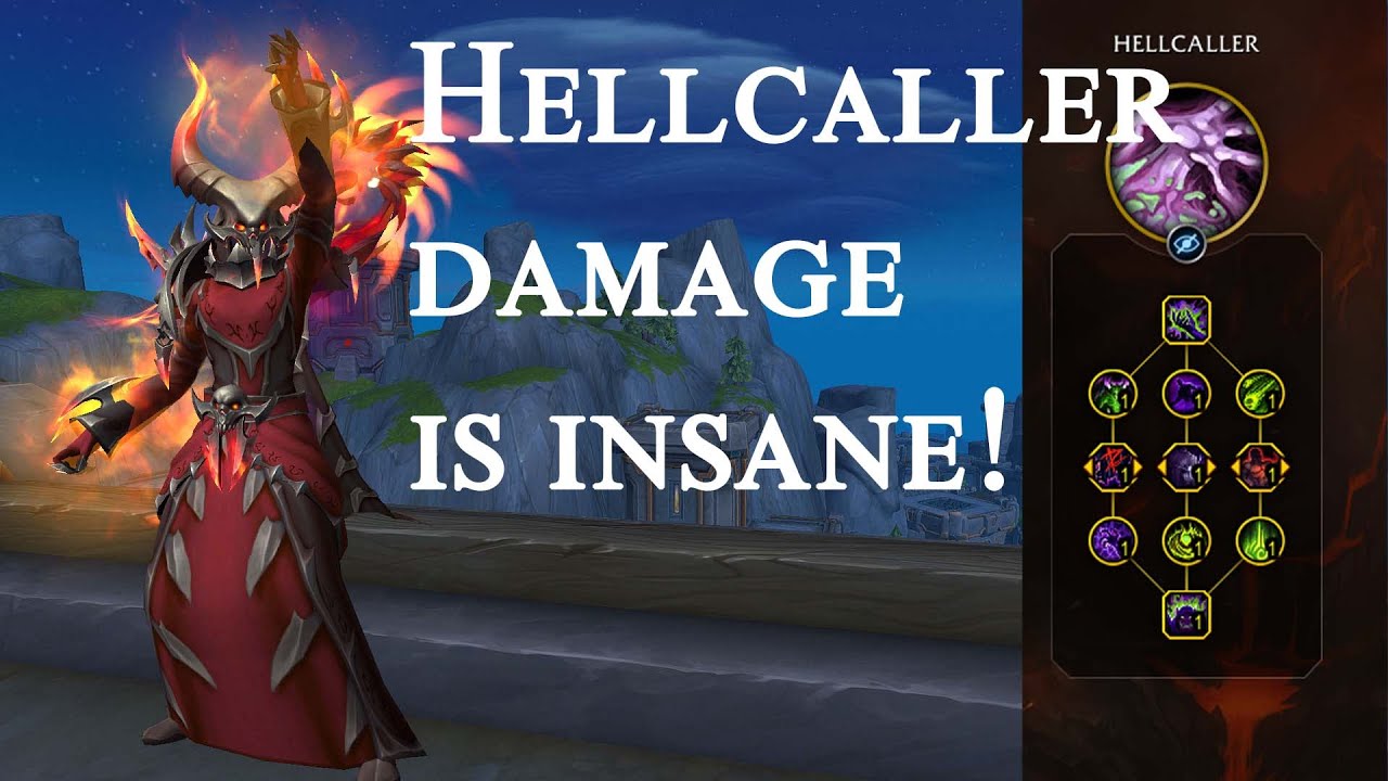 335 million damage! Hellcaller destruction warlock the war within pvp
