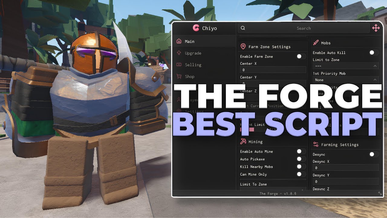 [Chiyo] The Forge | Best AutoFarm & AutoForge + Desync Script! 2025