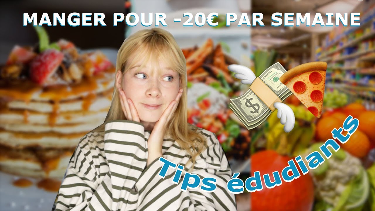 MANGER QUAND ON EST ETUDIANT ? 👩‍🎓 (haul courses,budget,astuces) 3.0
