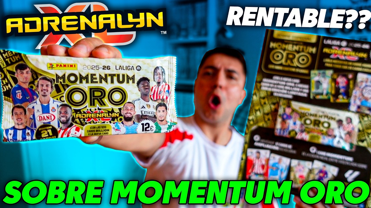 SOBRE MOMENTUM ORO ADRENALYN XL 2025/26 *CARTAS EXCLUSIVAS*