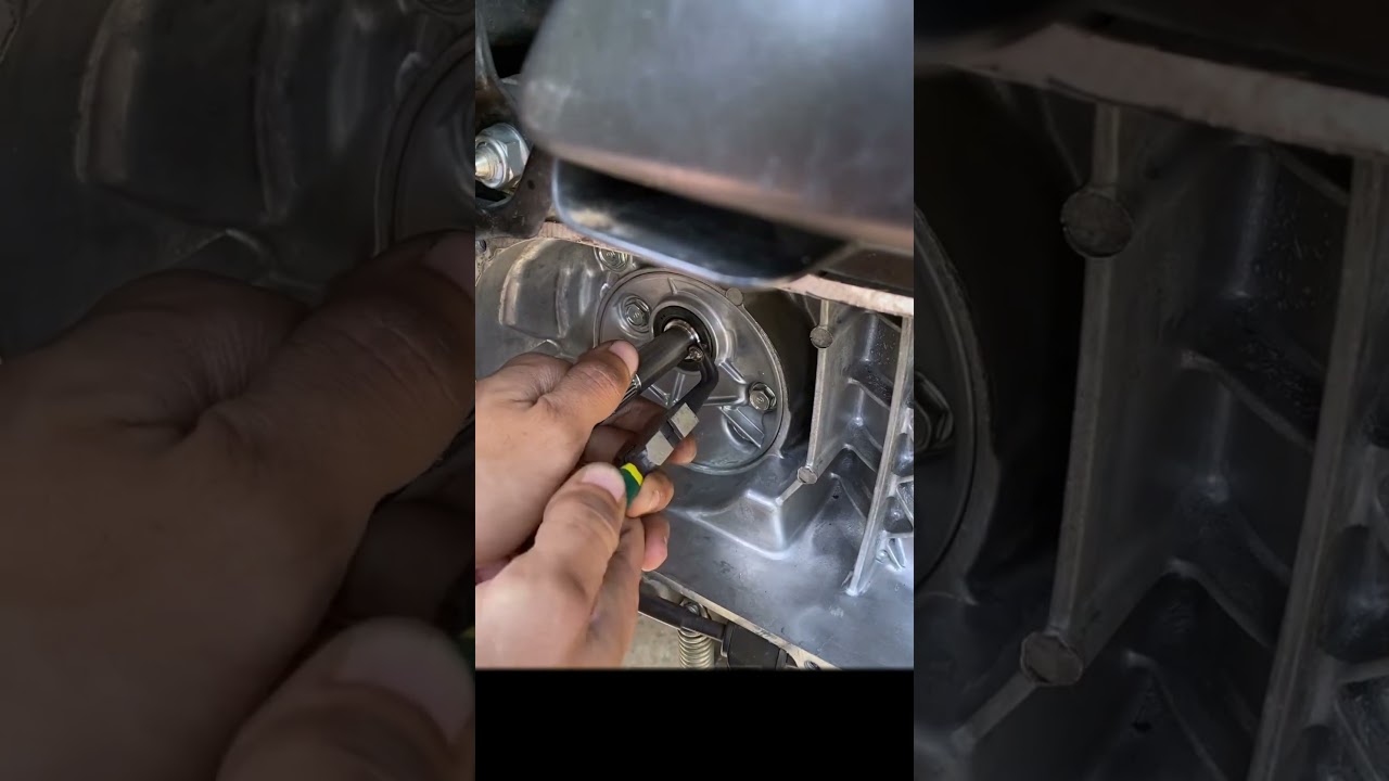 How to change the crankshaft oil seal of a honda beat v3. #shortvideo #shorts #like #subscribe
