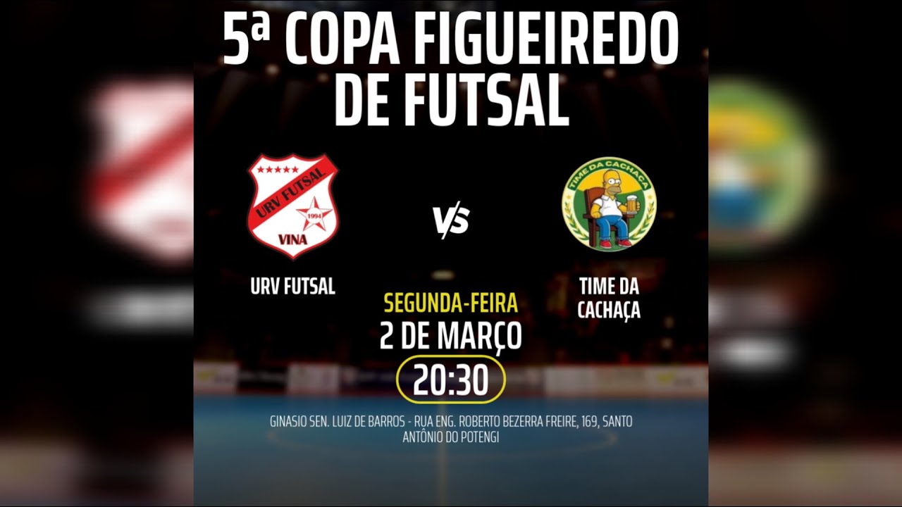 COPA FIGUEIREDO URV 🆚 Time da Cachaça