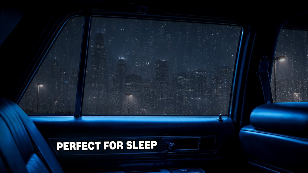 Perfect for Falling Asleep Naturally | Soothing Rain in a Parked Car